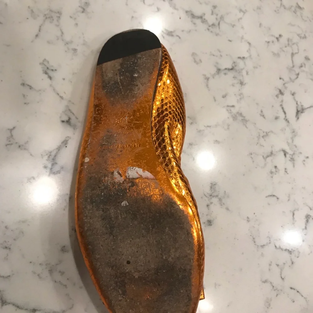 Burberry Propsum Snakeskin Flats - Picture 3 of 3